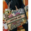 Dior Small Book Tote Red
