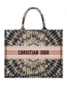 Christian Dior Book Tote Apricot