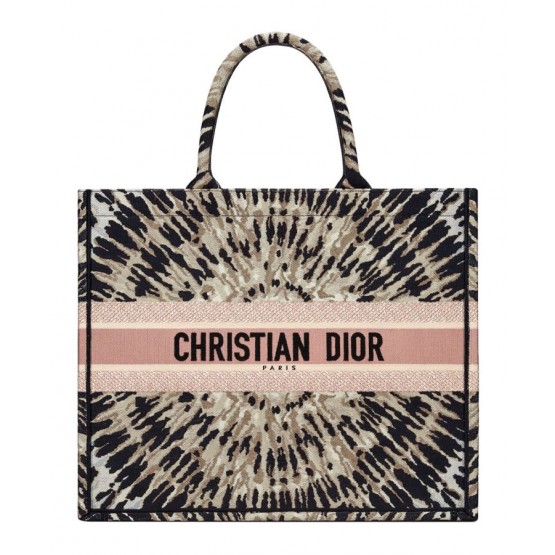 Christian Dior Book Tote Apricot