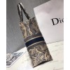 Dior Book Tote Toile de Jouy Bag Blue