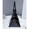 Dior Mini Book Tote Bag Dark Blue