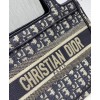 Dior Mini Book Tote Bag Dark Blue