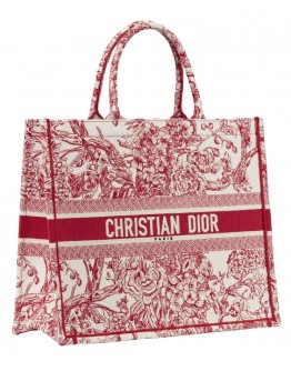 Dior Book Tote Red