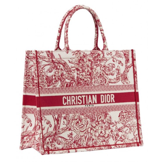 Dior Book Tote Red
