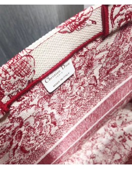 Dior Book Tote Red