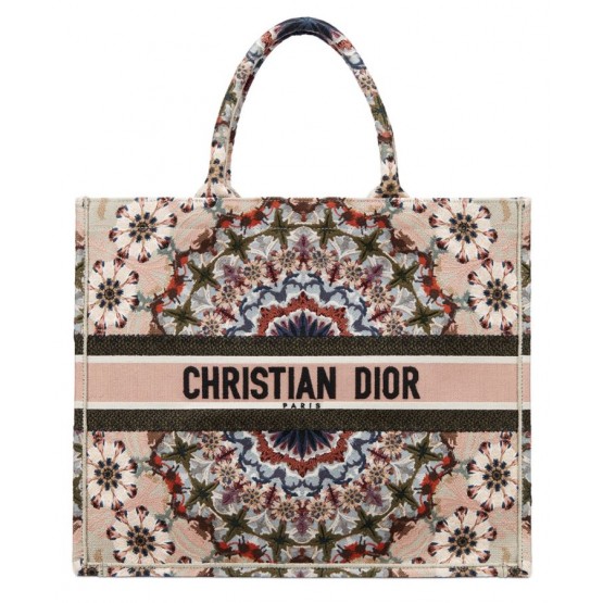 Dior Book Tote KaleiDiorscopic Bag Pink