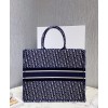 Christian Dior Book Tote Dark Blue
