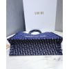Christian Dior Book Tote Dark Blue