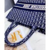 Christian Dior Book Tote Dark Blue