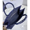 Christian Dior Book Tote Dark Blue