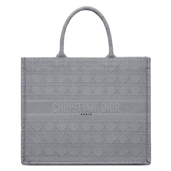 Christian Dior Cannage Embroidery Dior Book Tote