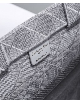 Christian Dior Cannage Embroidery Dior Book Tote