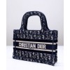 Christian Dior Mini Dior Book Tote Dark Blue