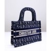 Christian Dior Mini Dior Book Tote Dark Blue
