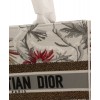 Christian Dior Small Camouflage Embroidered Canvas Book Tote Bag