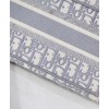 Dior Mini Book Tote Original Dior Oblique Embroidered Canvas Bag Gray