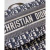 Dior Backpack in blue Dior Oblique embroidered canvas Dark Blue