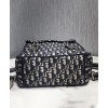 Dior Embroidered Canvas Backpack Khaki