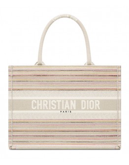 Dior Small Dior Book Tote Apricot