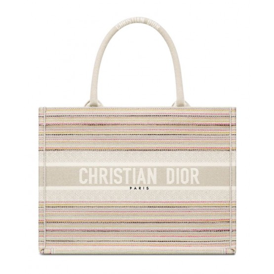 Dior Small Dior Book Tote Apricot