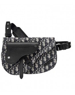 Dior Oblique Messenger bag Dark Blue