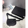 Dior Saddle Messenger Bag Black