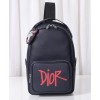 Dior And Shawn Backpack-shaped Crossbody Bag Dark Blue