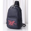 Dior And Shawn Backpack-shaped Crossbody Bag Dark Blue