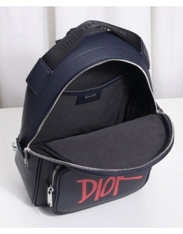 Dior And Shawn Backpack-shaped Crossbody Bag Dark Blue