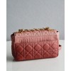 Dior Small Dior Caro Bag Pink
