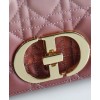 Dior Small Dior Caro Bag Pink