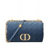Dior Large Dior Caro Bag Blue