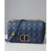 Dior Large Dior Caro Bag Blue