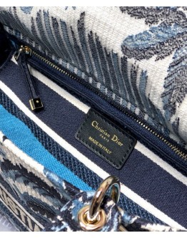 Dior Medium Lady D-lite Bag Blue