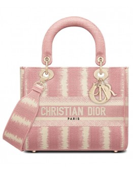Dior Medium Lady D-Lite Bag Pink