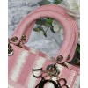 Dior Medium Lady D-Lite Bag Pink