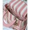 Dior Medium Lady D-Lite Bag Pink