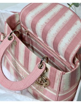 Dior Medium Lady D-Lite Bag Pink