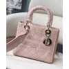 Dior Medium Lady D-lite Embroidered Cannage Bag