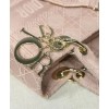 Dior Medium Lady D-lite Embroidered Cannage Bag