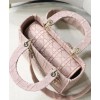 Dior Medium Lady D-lite Embroidered Cannage Bag