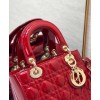 Dior My Abcdior Lady Dior Bag Red