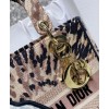 Christian Dior Medium Lady D-Lite Bag Apricot