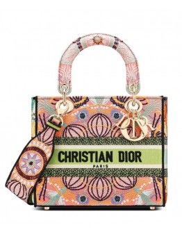 Christian Dior Medium Lady D-Lite Bag Pink