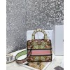 Christian Dior Medium Lady D-Lite Bag Pink