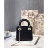 Dior Mini Lady Dior Bag Black