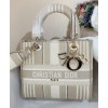 Dior Medium Lady D-Lite Bag Apricot