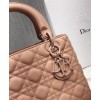 Dior Lady Dior 24cm Ultra-Matte Bag