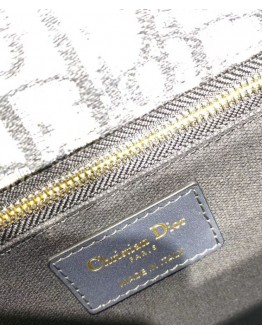 Dior 30 Montaigne Bag with Chain Dark Blue