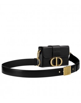 Dior 30 Montaigne Box Bag Black